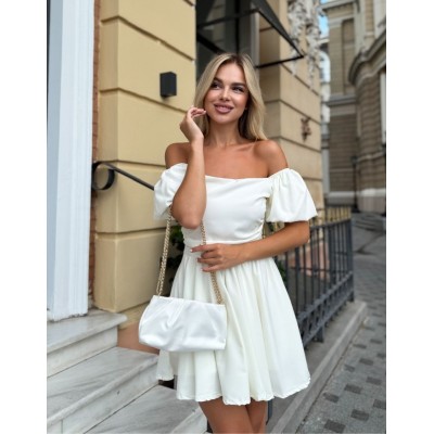 Сукня міні з відкритими плечима 111727 Сукня міні з відкритими плечима 111727