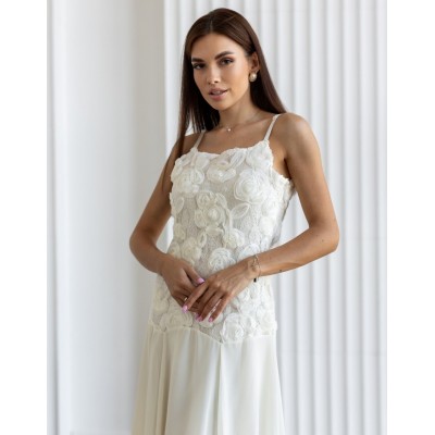 Сарафан міді з трояндами 111733 Сарафан міді з трояндами 111733