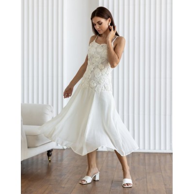 Сарафан міді з трояндами 111733 Сарафан міді з трояндами 111733