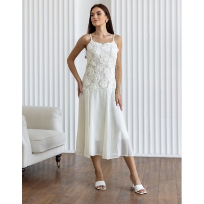 Сарафан міді з трояндами 111733 Сарафан міді з трояндами 111733