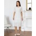 Белое платье из прошвы 111736 Белое платье из прошвы 111736