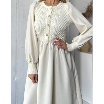 Вельветова сукня з гудзиками 111781 Вельветова сукня з гудзиками 111781