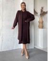 Шоколадний костюм з сарафаном 111782 Шоколадний костюм з сарафаном 111782