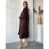 Шоколадний костюм з сарафаном 111782 Шоколадний костюм з сарафаном 111782