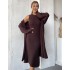 Шоколадний костюм з сарафаном 111782 Шоколадний костюм з сарафаном 111782