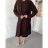Шоколадний костюм з сарафаном 111782 Шоколадний костюм з сарафаном 111782