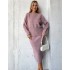 Трикотажний костюм зі спідницею 111785 Трикотажний костюм зі спідницею 111785