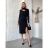 Чорна сукня з вирізом 111783 Чорна сукня з вирізом 111783