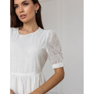 Белое кружевное платье 111718 Белое кружевное платье 111718
