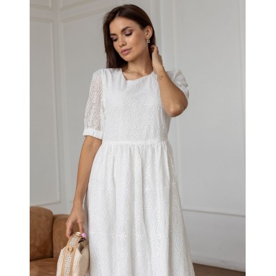 Белое кружевное платье 111718 Белое кружевное платье 111718