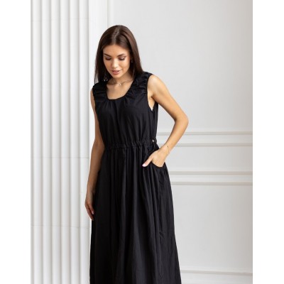 Черний сарафан миди 111717 Черний сарафан миди 111717
