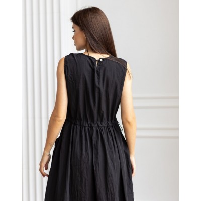 Черний сарафан миди 111717 Черний сарафан миди 111717