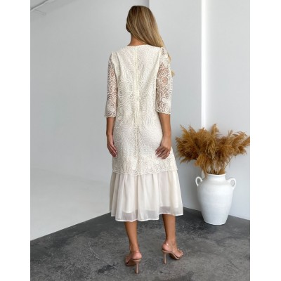 Сукня міді з мереживом 111759 Сукня міді з мереживом 111759