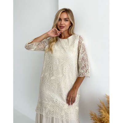 Сукня міді з мереживом 111759 Сукня міді з мереживом 111759