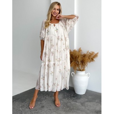 Квіткова сукня вільного крою 111760 Квіткова сукня вільного крою 111760