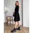 Чорна сукня-дзвіночок 111768 Чорна сукня-дзвіночок 111768