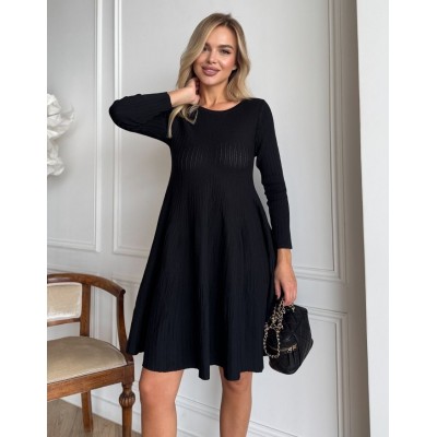 Чорна сукня-дзвіночок 111768 Чорна сукня-дзвіночок 111768