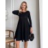 Чорна сукня-дзвіночок 111768 Чорна сукня-дзвіночок 111768
