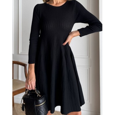 Чорна сукня-дзвіночок 111768 Чорна сукня-дзвіночок 111768