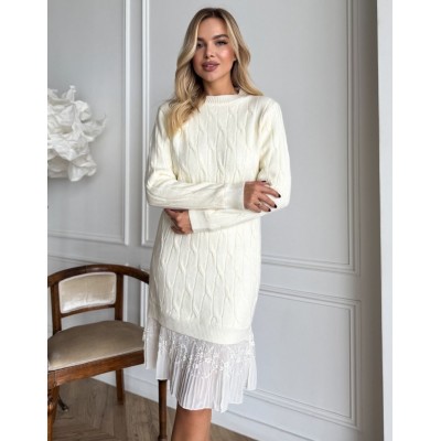 Тепла трикотажна сукня 111769 Тепла трикотажна сукня 111769