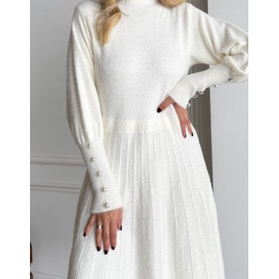 Біла пухнаста сукня 111771 Біла пухнаста сукня 111771