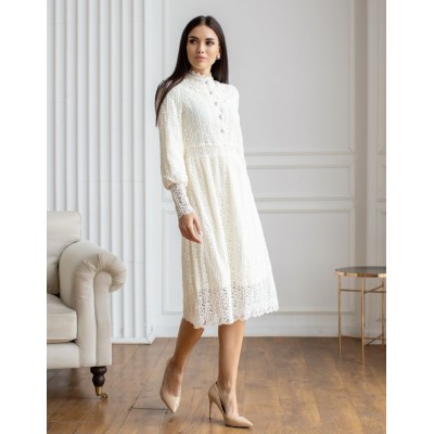 Мереживна сукня на гудзиках 111775 Мереживна сукня на гудзиках 111775