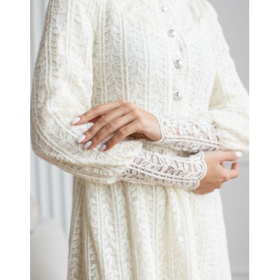 Мереживна сукня на гудзиках 111775 Мереживна сукня на гудзиках 111775