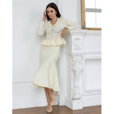 Трикотажний костюм міді 111777 Трикотажний костюм міді 111777