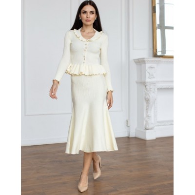 Трикотажний костюм міді 111777 Трикотажний костюм міді 111777