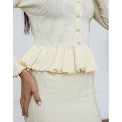 Трикотажний костюм міді 111777 Трикотажний костюм міді 111777