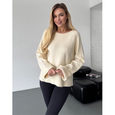 Светр з гудзиками на рукавах 111809 Светр з гудзиками на рукавах 111809