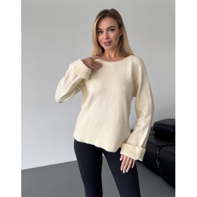 Светр з гудзиками на рукавах 111809 Светр з гудзиками на рукавах 111809