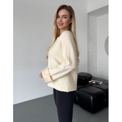 Светр з гудзиками на рукавах 111809 Светр з гудзиками на рукавах 111809