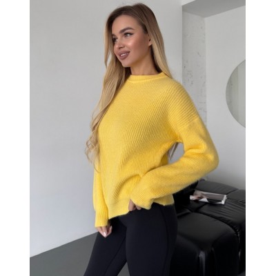 Теплий светр жовтий 111813 Теплий светр жовтий 111813