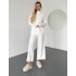 Вязаний костюм білий 111814 Вязаний костюм білий 111814