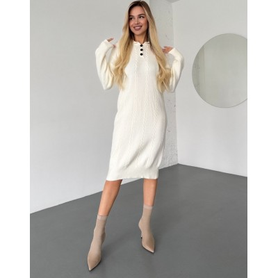 Тепла сукня біла 111815 Тепла сукня біла 111815