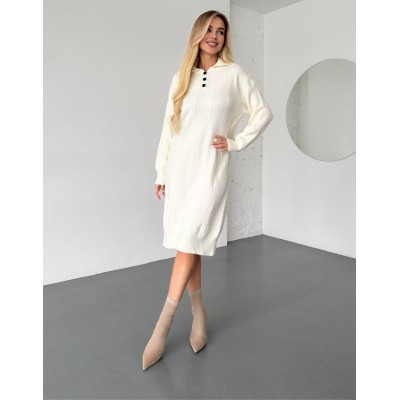 Тепла сукня біла 111815 Тепла сукня біла 111815