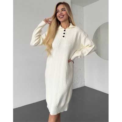 Тепла сукня біла 111815 Тепла сукня біла 111815
