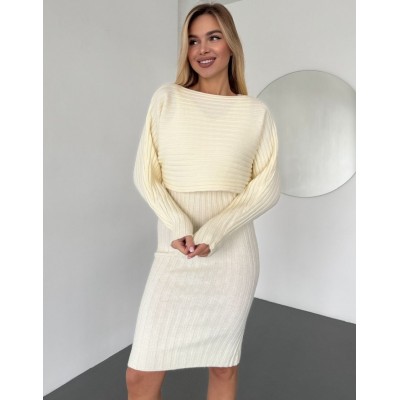 Трикотажний костюм з сарафаном 111816 Трикотажний костюм з сарафаном 111816