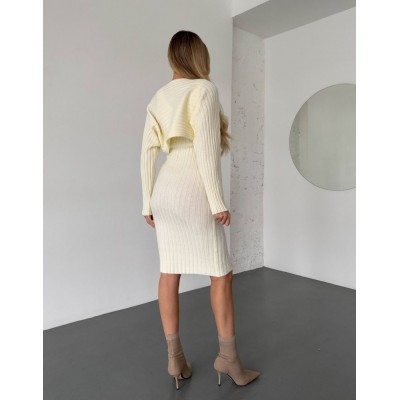 Трикотажний костюм з сарафаном 111816 Трикотажний костюм з сарафаном 111816