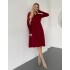 Сукня з пишною спідницею бордова 111817 Сукня з пишною спідницею бордова 111817