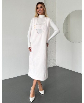 Костюм с теплим сарафаном 111818