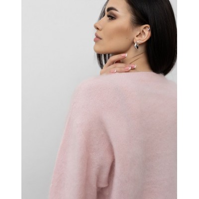Пухнастий вовняний светр рожевий 111820 Пухнастий вовняний светр рожевий 111820