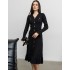 Сукня на гудзиках чорна 111823 Сукня на гудзиках чорна 111823