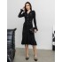 Сукня на гудзиках чорна 111823 Сукня на гудзиках чорна 111823