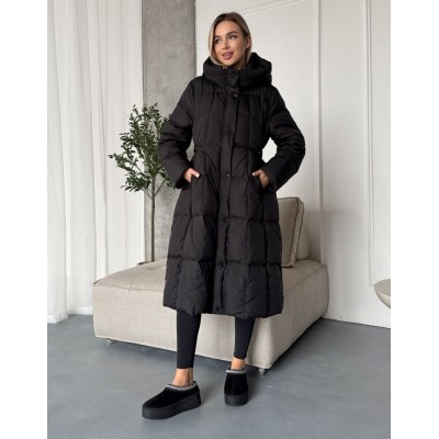 Жіночий пуховик міді 111801 Жіночий пуховик міді 111801