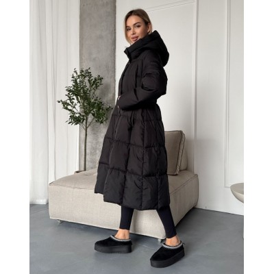 Жіночий пуховик міді 111801 Жіночий пуховик міді 111801