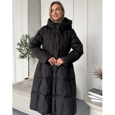 Жіночий пуховик міді 111801 Жіночий пуховик міді 111801
