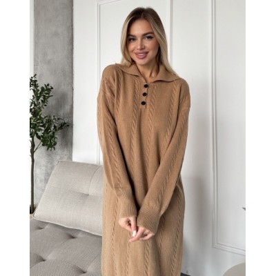 Тепла сукня коричнева 111800 Тепла сукня коричнева 111800