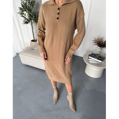 Тепла сукня коричнева 111800 Тепла сукня коричнева 111800